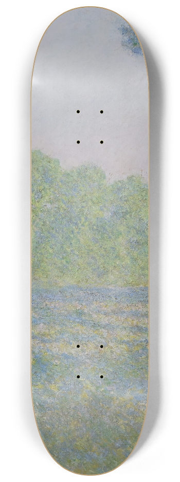 Claude Monet - Meadow at Giverny 8.25 inch art skate deck