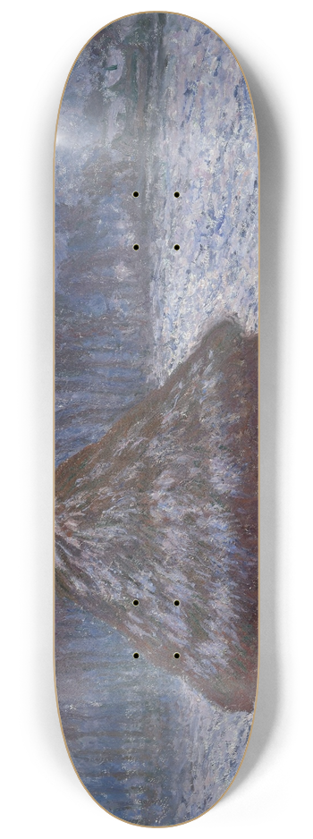 Claude Monet - Stack of Wheat 8.25 inch art skate deck