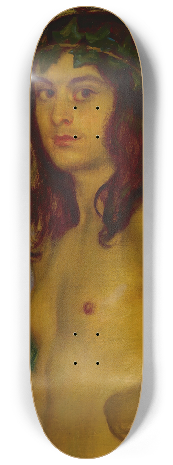 Franz von Stuck - Dionysos 8.25 inch art skate deck