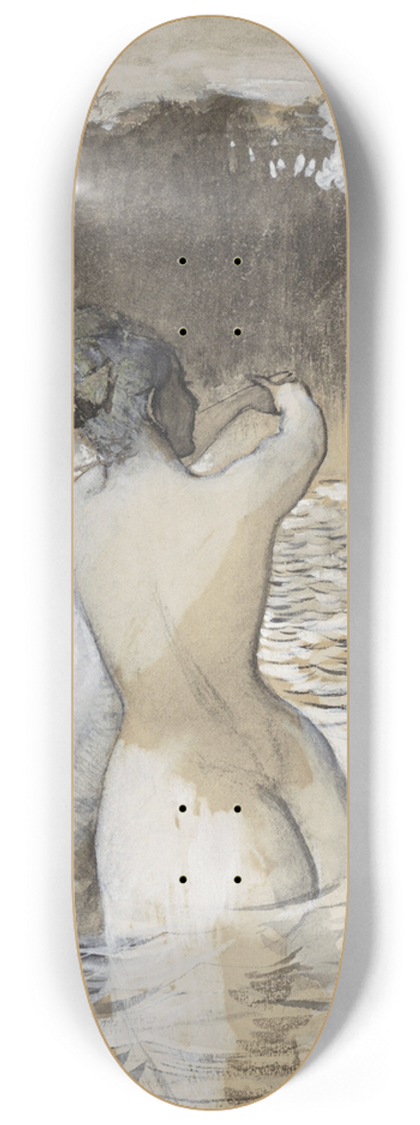 Franz von Stuck - Faun und badende Nixen 8.25 inch art skate deck