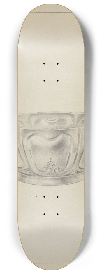 Clayton Braun - Silver Bowl 8.25 inch art skate deck