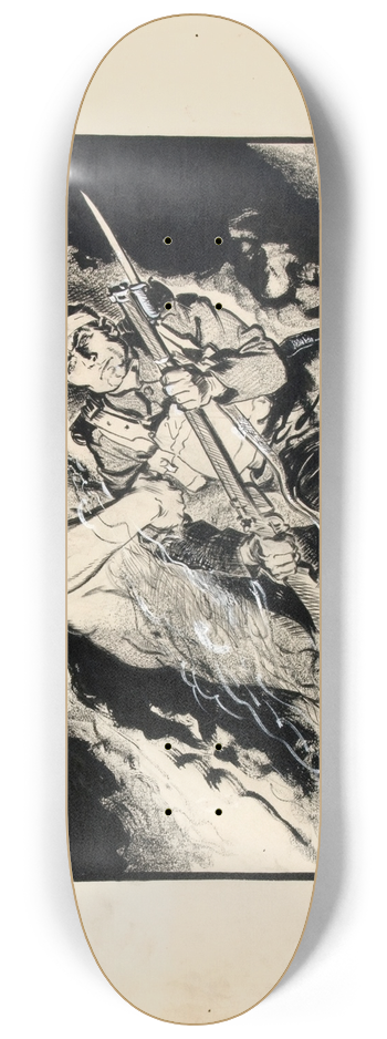 Clive Uptton - The will to win 8.25 inch art skate deck
