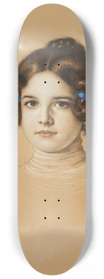 Franz von Stuck - Mary Stuck, die Tochter des Knstlers 8.25 inch art skate deck