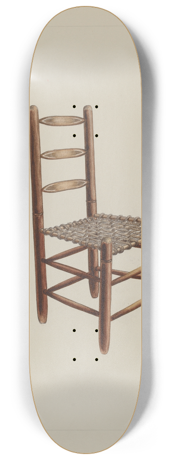 Clyde L. Cheney - Wooden chiar 8.25 inch art skate deck