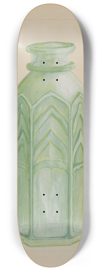 Columbus Simpson - Jersey Milk Bottle 8.25 inch art skate deck