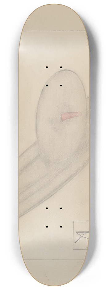 Columbus Simpson - Spice Grinder 8.25 inch art skate deck