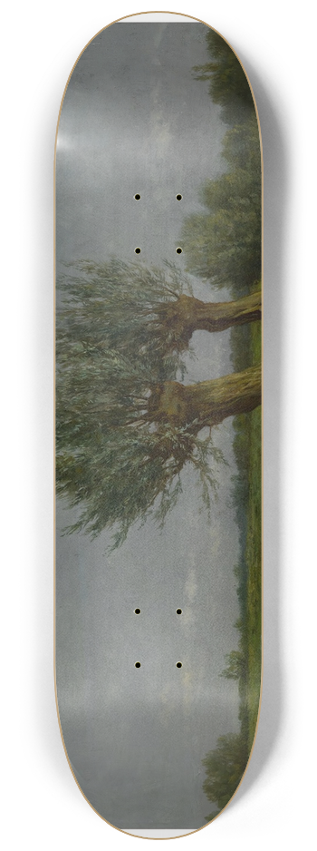 Constant Artz - A Duck Family In A Meadow 8.25 inch art skate deck