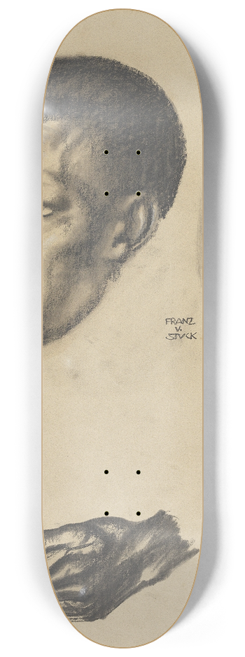 Franz von Stuck - Studie zum Kopf der Dienerin fr Salome 8.25 inch art skate deck