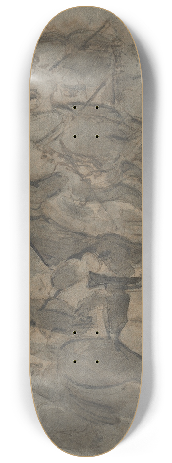 Constantin Guys - Strassenszene 8.25 inch art skate deck