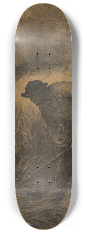 Constantin Meunier - De maaier 8.25 inch art skate deck