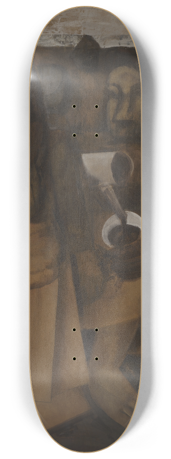 Constant Permeke - Coffee Drinkers 8.25 inch art skate deck