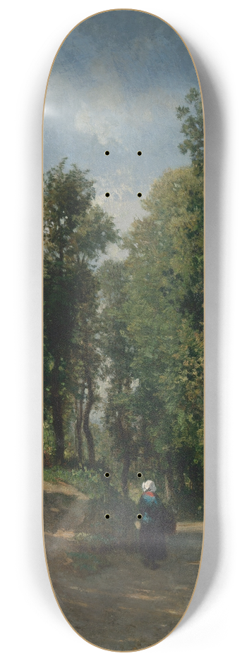 Constant Troyon - Road in the Woods 8.25 inch art skate deck