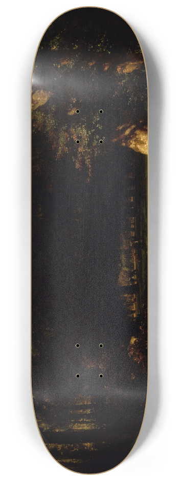 Constant Troyon - The Bathers (Clearing in the Forest) 8.25 inch art skate deck