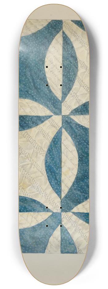 Cora Parker - Quilted and Pieced Coverlet 8.25 inch art skate deck