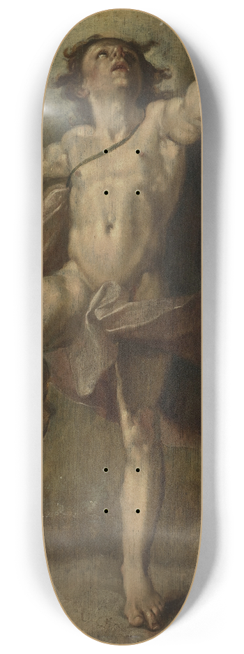 Cornelis Cornelisz Van Haarlem - Apollo as Sol 8.25 inch art skate deck