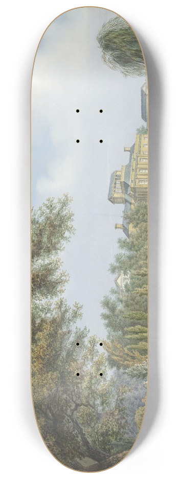 Cornelis de Kruyff - Gezicht op paleis Soestdijk 8.25 inch art skate deck
