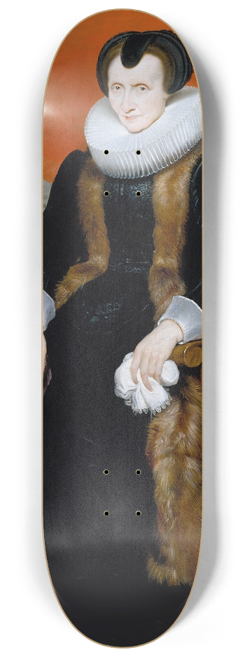 Cornelis de Vos - Old Lady 8.25 inch art skate deck