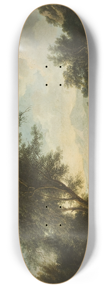 Cornelis Huysmans - Landscape 8.25 inch art skate deck