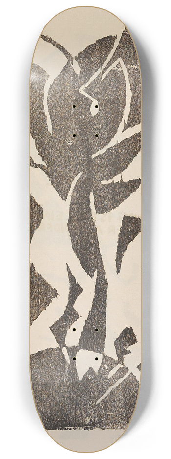 Franz Wilhelm Seiwert - Welt zum Staunen 8.25 inch art skate deck