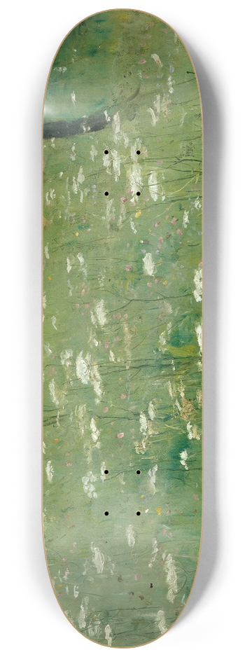 Franz Xaver Grel - Meadow with Flowers 8.25 inch art skate deck