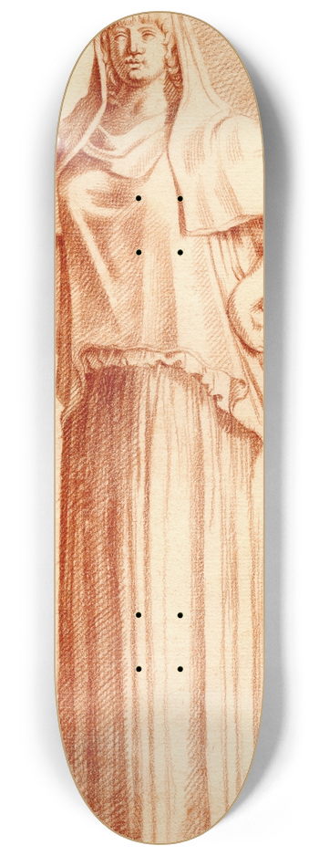 Cornelis Pronk - Beeld van staande vrouw 8.25 inch art skate deck