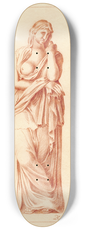 Cornelis Pronk - Beeld van staande vrouw 8.25 inch art skate deck