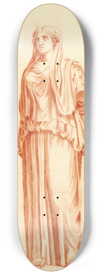 Cornelis Pronk - Beeld van staande vrouw 8.25 inch art skate deck