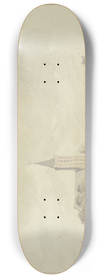 Cornelis Pronk - Gesigt van het Dorp Diemen 8.25 inch art skate deck