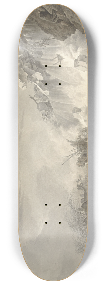 Cornelis van Hardenbergh - Dijkbreuk 8.25 inch art skate deck