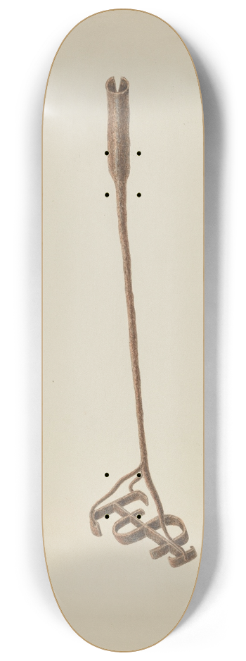 Cornelius Christoffels - Branding Iron 8.25 inch art skate deck