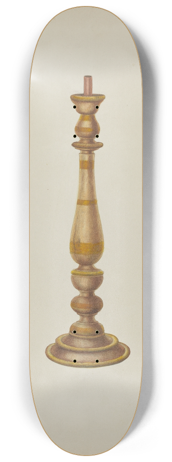 Cornelius Christoffels - Candlestick 8.25 inch art skate deck