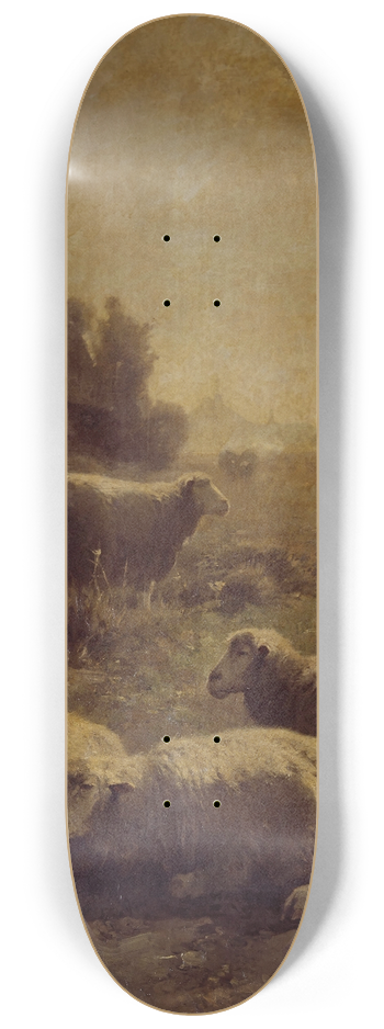 Cornelius van Leemputten - The Flock 8.25 inch art skate deck