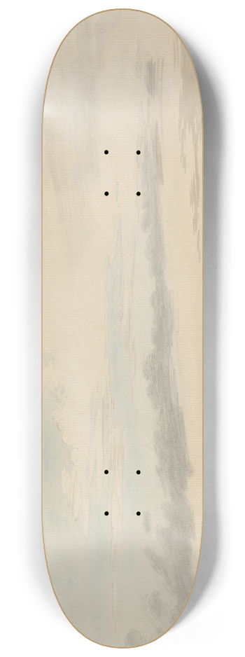 Cornelius Varley - View in Suffolk 8.25 inch art skate deck