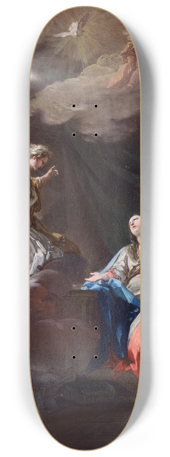 Corrado Giaquinto - TheAnnunciation 8.25 inch art skate deck