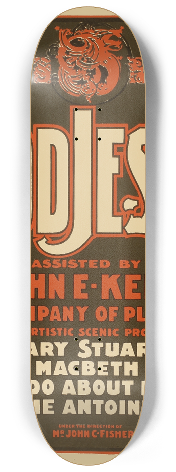 Courier Litho. Co. - Modjeska 8.25 inch art skate deck