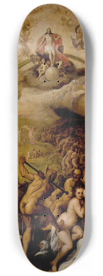 Crispijn van den Broeck - The Last Judgment 8.25 inch art skate deck