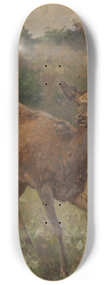 Franz Xaver von Pausinger - Rotwild 8.25 inch art skate deck