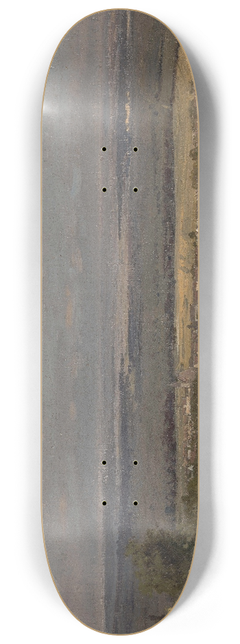 Csar De Cock - Landscape near Gasny 8.25 inch art skate deck
