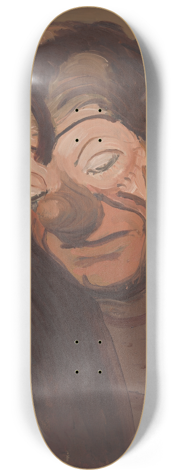 Cyprin Majernk - Clown 8.25 inch art skate deck