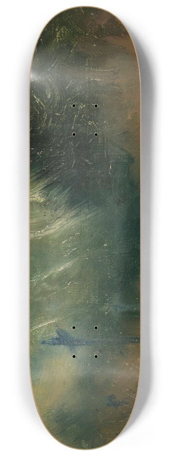 Czesaw Peczyski - Graveyard at dusk 8.25 inch art skate deck