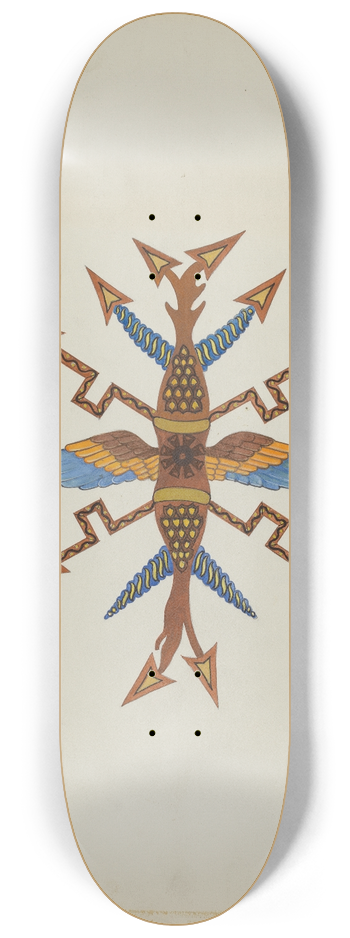 Dana Bartlett - Ceiling Ornament 8.25 inch art skate deck