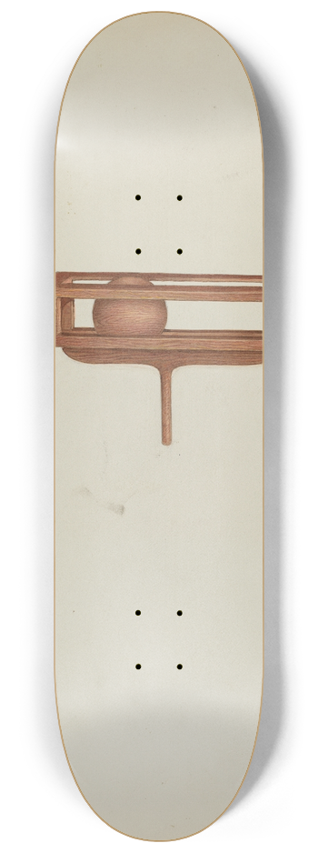 Dana Bartlett - Rattle 8.25 inch art skate deck