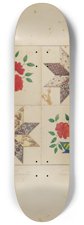 Daniel Fletcher - Patchwork Quilt 8.25 inch art skate deck