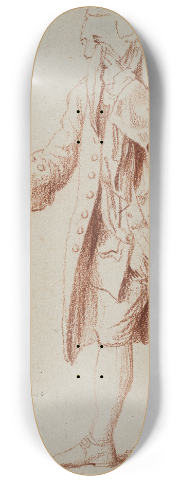 Daniel Nikolaus Chodowiecki - Crying man 8.25 inch art skate deck