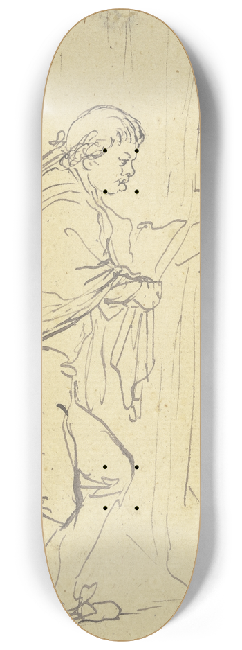 Daniel Nikolaus Chodowiecki - La Colique 8.25 inch art skate deck