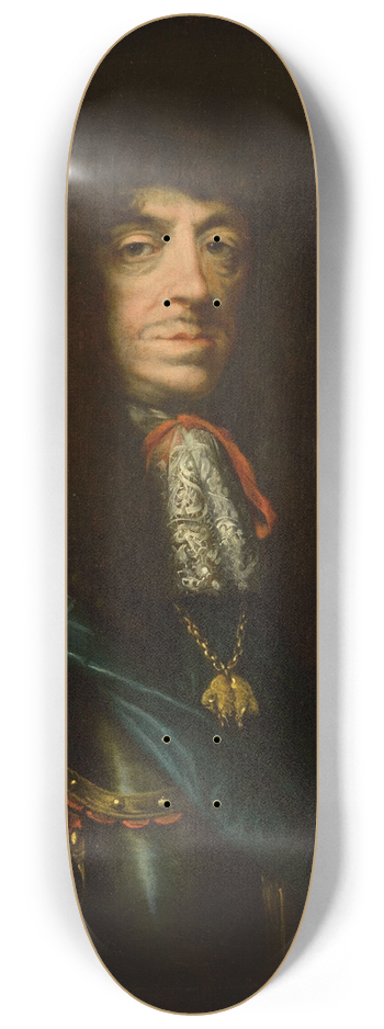 Daniel Schultz - Portrait of king John II Casimir (16091672) 8.25 inch art skate deck