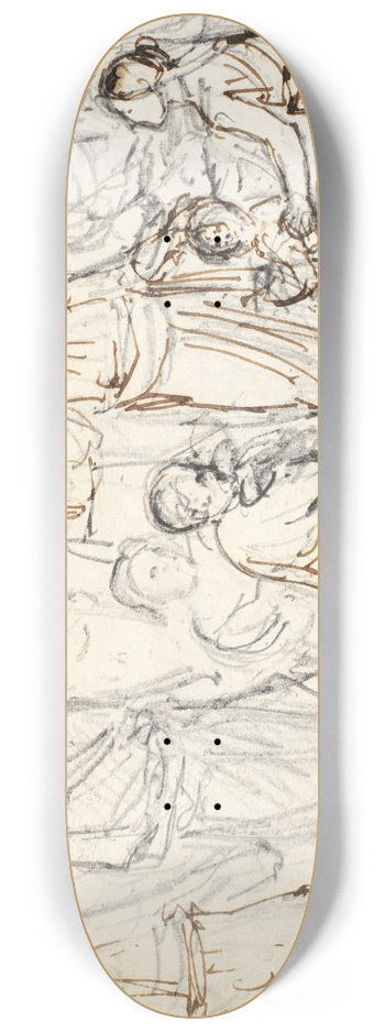 Dankvart Dreyer - Kristus velsigner de sm brn 8.25 inch art skate deck