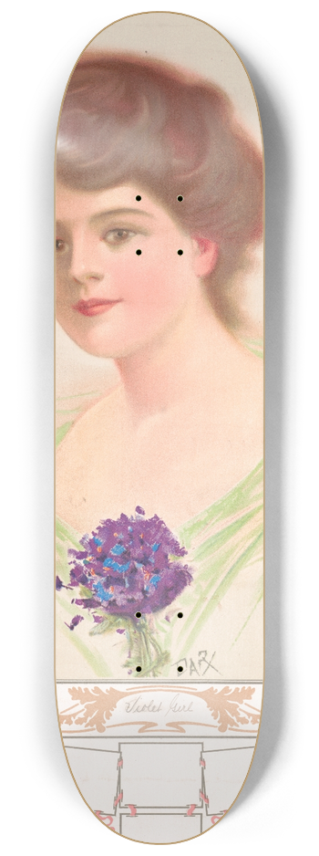 DAPX - Violet girl 8.25 inch art skate deck