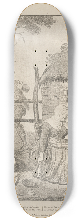 David Allan - Bauldy and Mause 8.25 inch art skate deck