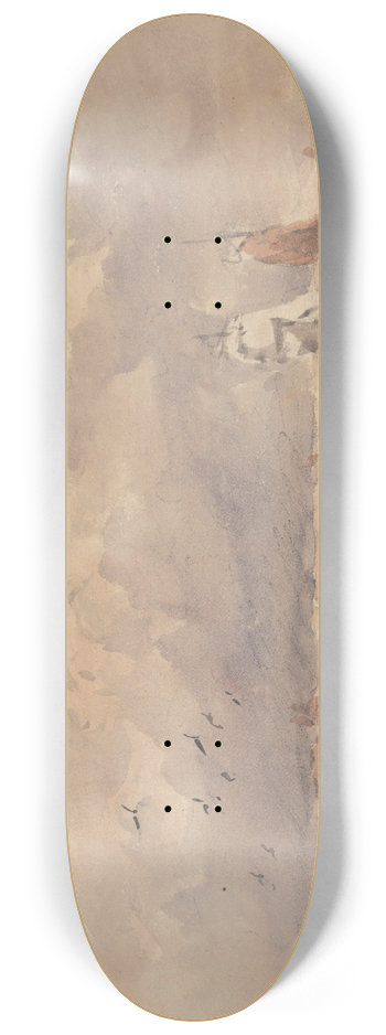 David Cox - Dieppe Pier, Stiff Breeze 8.25 inch art skate deck